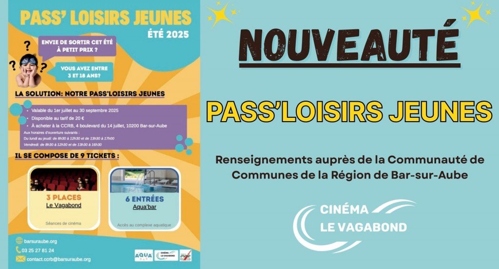 actualité PASS LOISIRS JEUNES